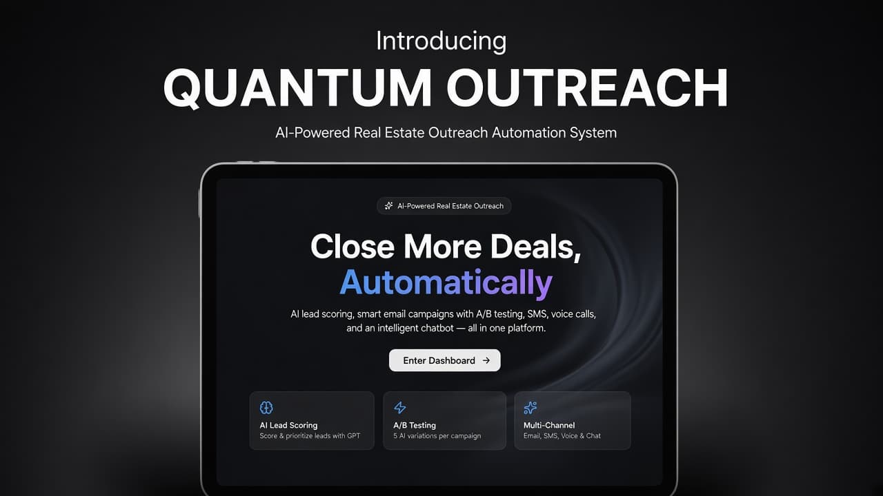 Outreach System for QuantumZ — project preview